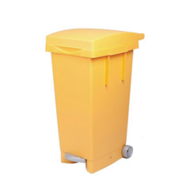 Europubelă plastic 80 litri cu pedală