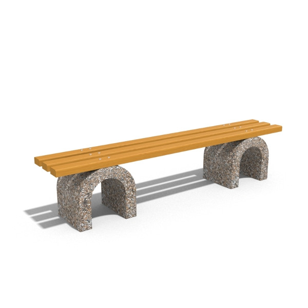 Bancă stradală din beton